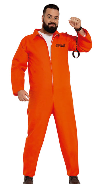 Traje de villano Naranja Hombres