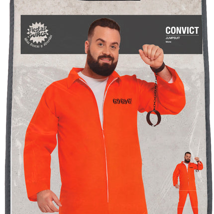 Traje de villano Naranja Hombres