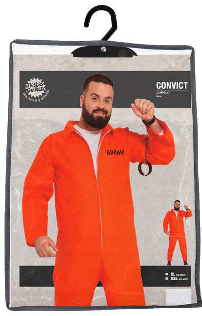 Traje de villano Naranja Hombres