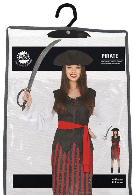 Disfraz de Pirata Mujer 4 piezas