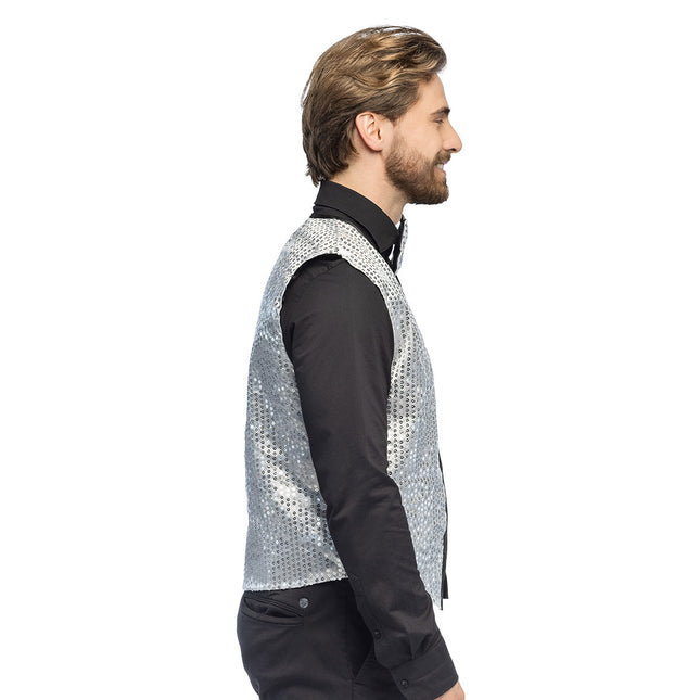 Juego de lentejuelas plata