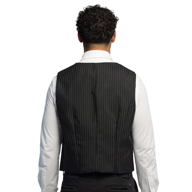 Chaleco a rayas negro (L/XL)