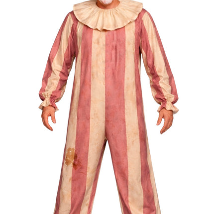 Disfraz de Halloween para hombre: payaso de circo vintage