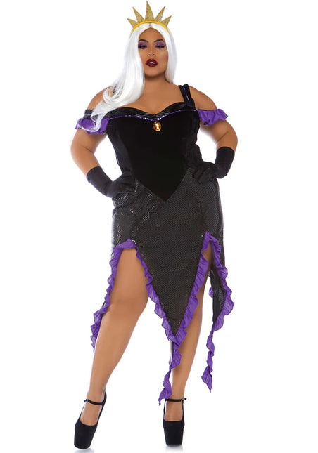 Disfraz de bruja del mar para mujer Leg Avenue