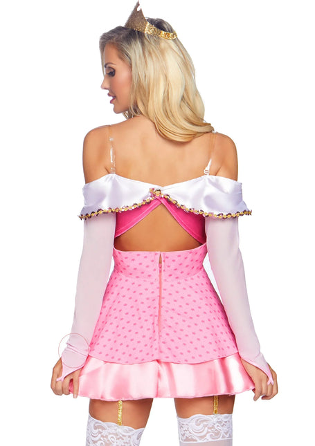 Disfraz Princesa Rosa Señoras Body Leg Avenue