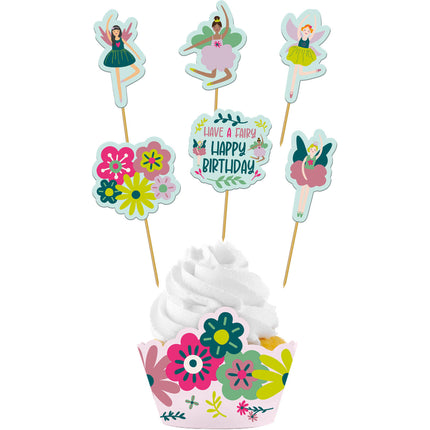 Cubrepastel Bailarina Con Moldes 12 piezas