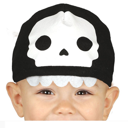 Disfraz Halloween Esqueleto Bebé Negro Blanco