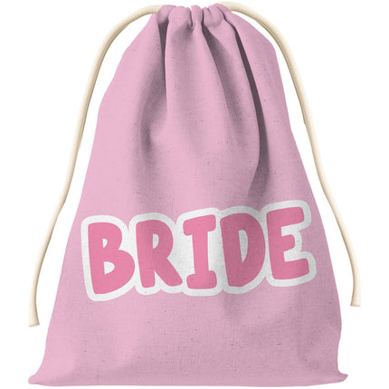 Bolsa de regalo - Novia - She Said Yaasss - Poliéster - Rosa