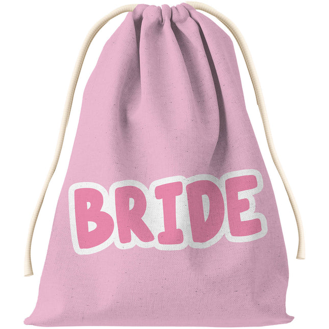 Bolsa de regalo - Novia - She Said Yaasss - Poliéster - Rosa