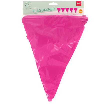Línea de bandera fucsia 10 m