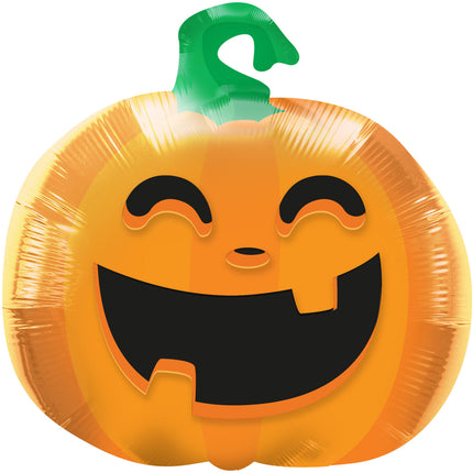 Globo de aluminio Calabaza - Halloween ¡Booo! - 56 cm