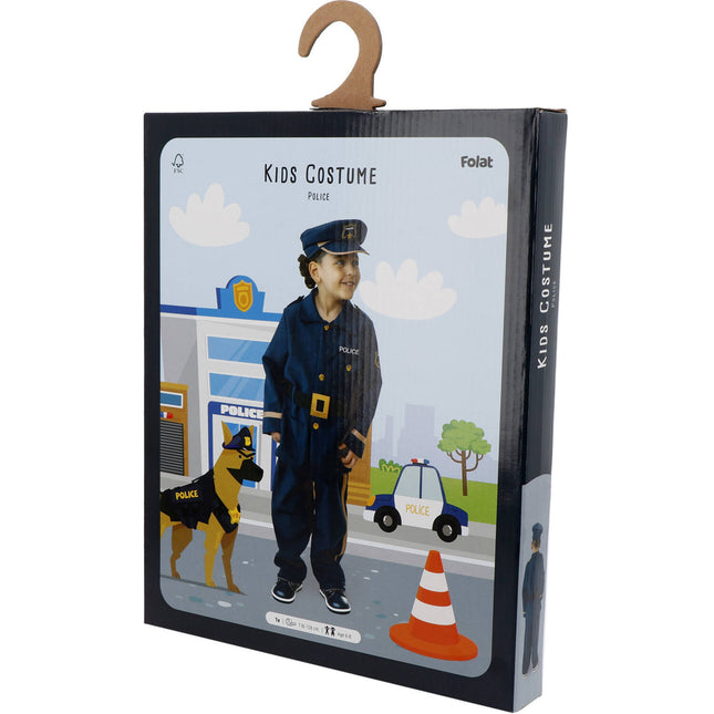 <tc>Folat</tc> Niño con traje de policía