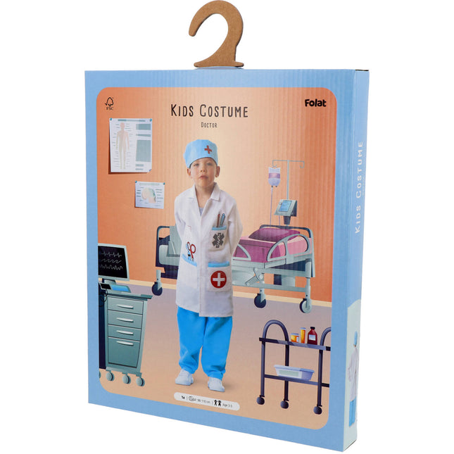 <tc>Folat</tc> Traje de Doctor con Operación Sombrero Niño