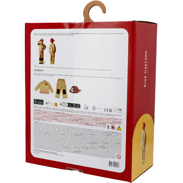 <tc>Folat</tc> Traje de bombero con casco Niño