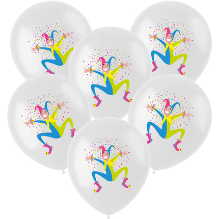 Globos Arlequín 33cm - 6 piezas