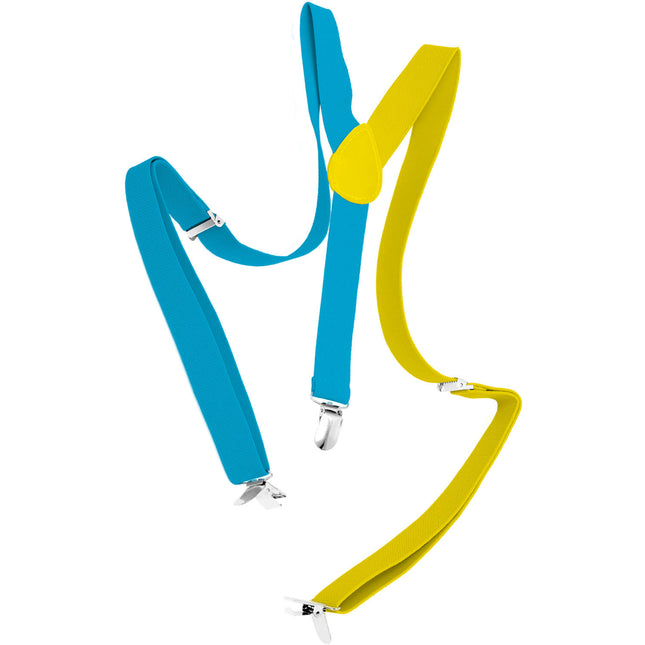 Tirantes Colourblock Azul/Amarillo