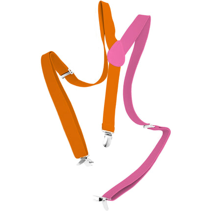 Tirantes Colourblock Naranja/Rosa