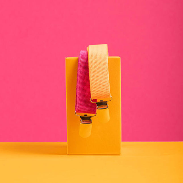 Tirantes Colourblock Naranja/Rosa