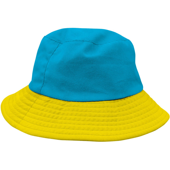 Sombrero de pescador Colorblock Azul/Amarillo