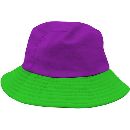 Sombrero de pescador Colorblock Morado/Verde