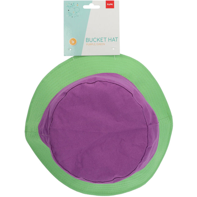 Sombrero de pescador Colorblock Morado/Verde