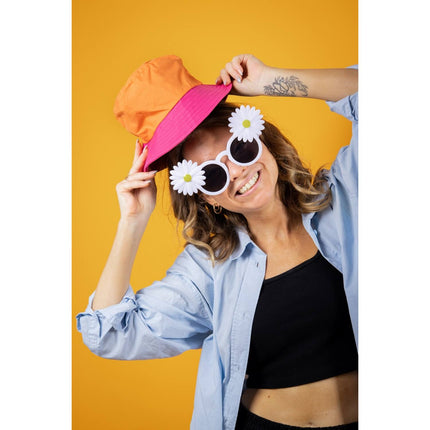 Sombrero de pescador Colorblock Naranja/Rosa