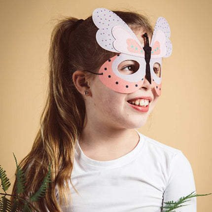 Máscara de fieltro Mariposa