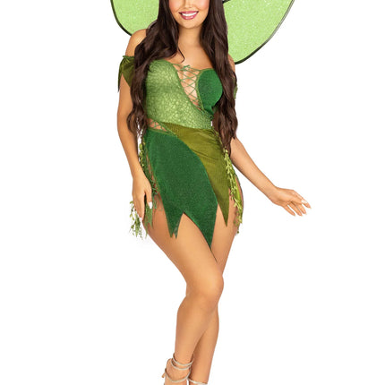 Vestido Hada Damas Verde
