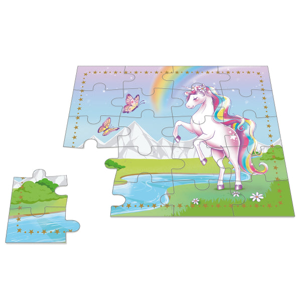 Puzzle Unicornio 16 Piezas