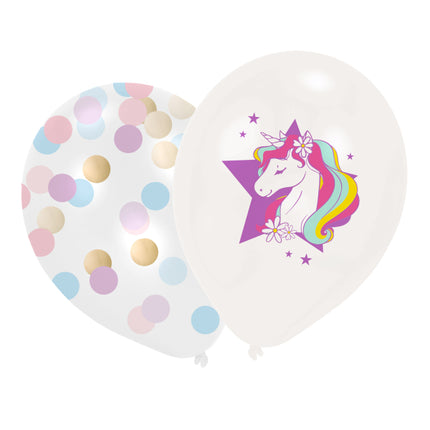 Globos Unicornio 28cm 6pcs