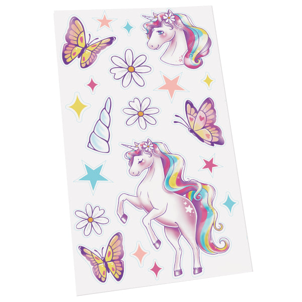 Tatuajes Falsos Unicornio 4pcs