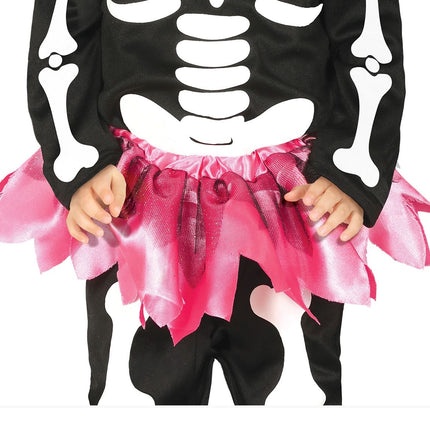 Esqueleto Disfraz Halloween Tutú Bebé