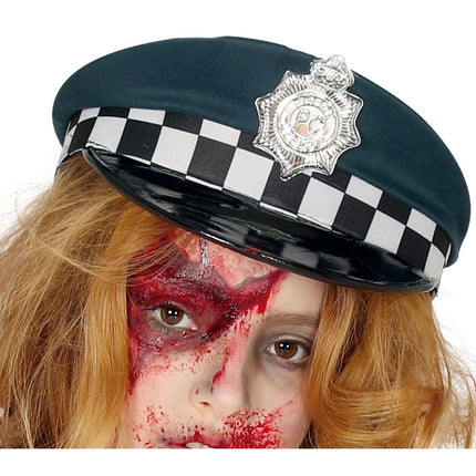 Disfraz de Policía Zombi Niña