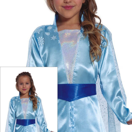 Vestido princesa de hielo Elsa Niño Azul