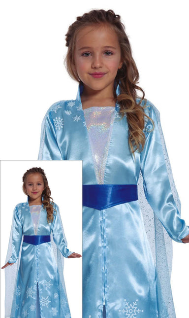 Vestido princesa de hielo Elsa Niño Azul