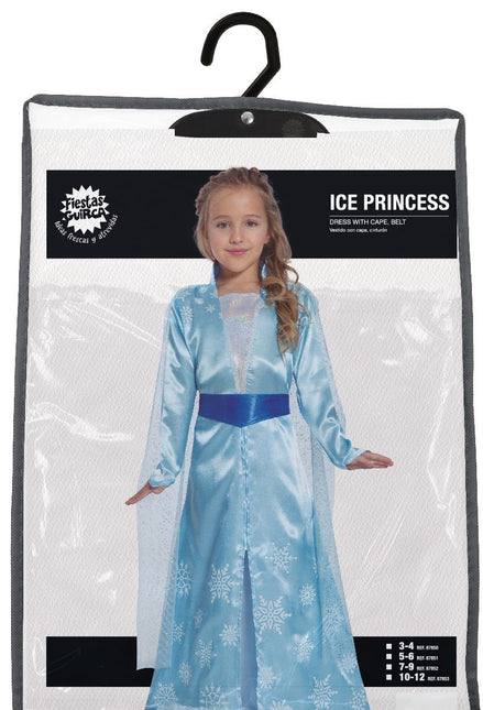 Vestido princesa de hielo Elsa Niño Azul