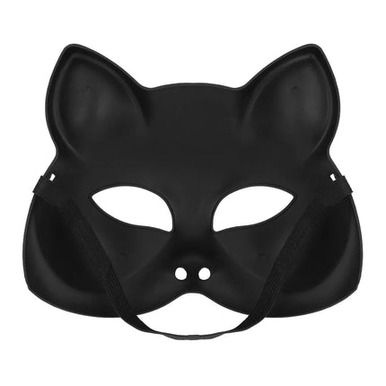 Media máscara Kitty dorada