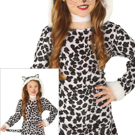 Vestido leopardo niño