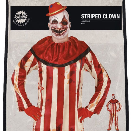 Disfraz de payaso asesino para Halloween Hombre