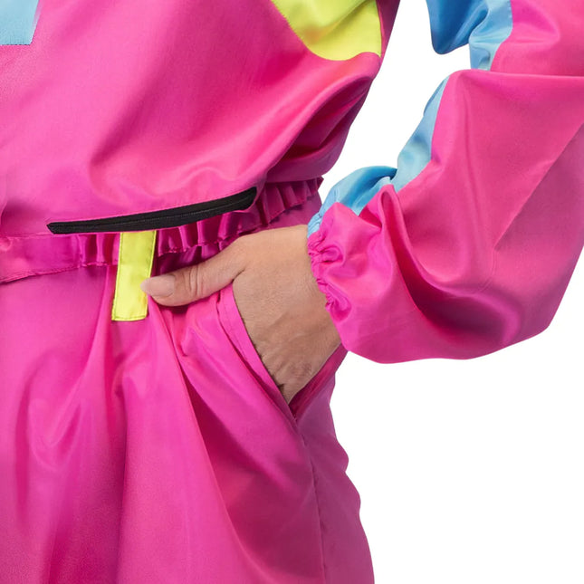 Traje Esquí Mujer Rosa Uv Blacklight