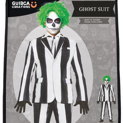 Halloween Kostuum Zwart Wit Geest