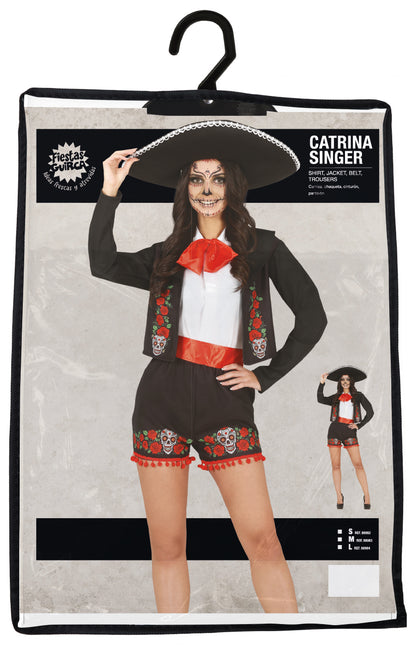 Disfraz Día De Los Muertos Damas Cantantes