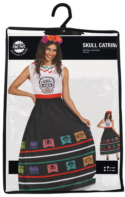 Dia De Los Muertos Vestido Señoras Calavera