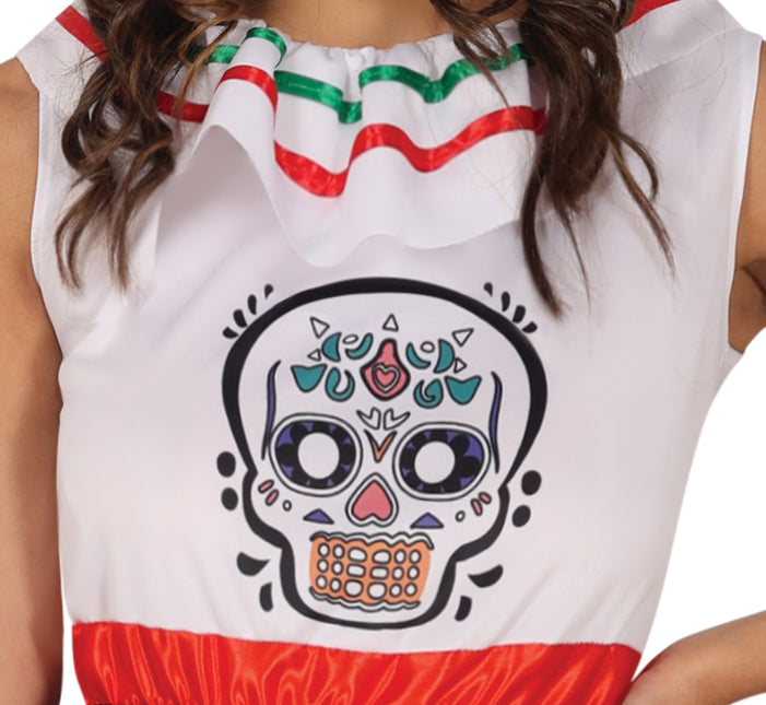 Dia De Los Muertos Vestido Señoras Calavera