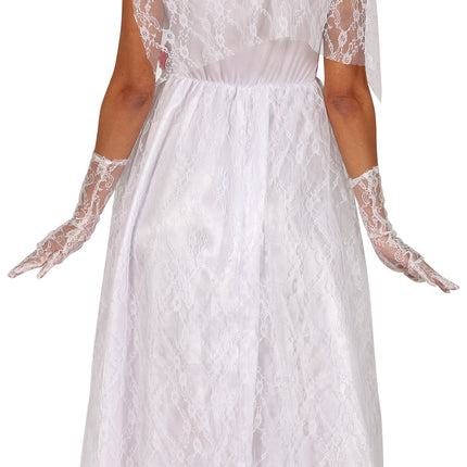 Vestido Día De Los Muertos Blanco Damas Novia