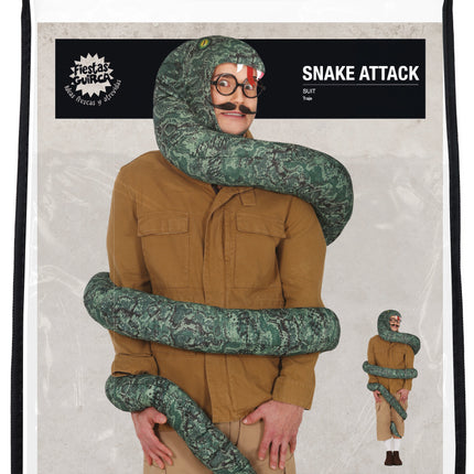 Disfraz de Halloween Ataque de serpiente