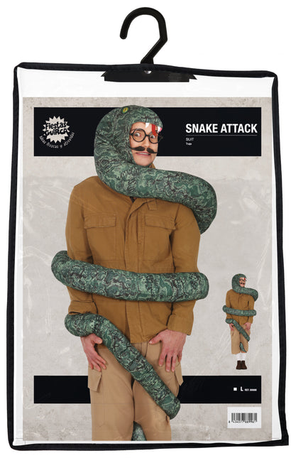 Disfraz de Halloween Ataque de serpiente