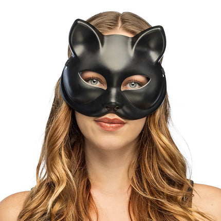Media máscara Kitty negra