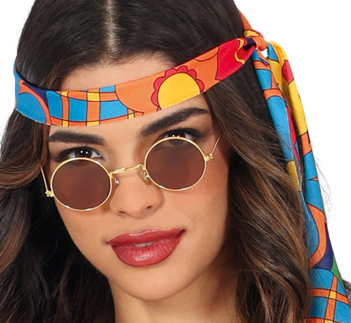 Disfraz Floral Hippie 60S Mujer 3 piezas