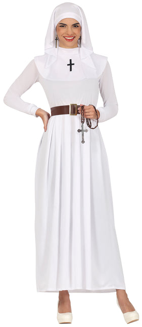 Disfraz de Monja Blanca Mujer